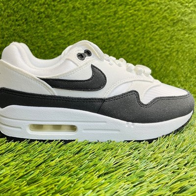 Nike Air Max 1 Womens Size 5.5 White Black Athletic Running Shoes Sneakers