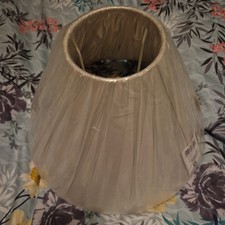 John Lewis Polyester 30cm Lamp  Shade ivory/cream