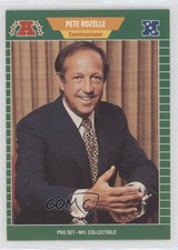 1989 Pro Set Commemorative Collectible Pete Rozelle #1 HOF 0a3
