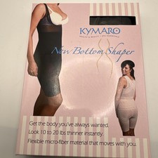 New Kymaro BOTTOM Body Shaper Black Size XL Smooths Lifts Slimmer