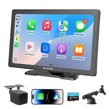9 Inch Wireless CarPlay Screen for Car,  Android Auto 9inch, Black