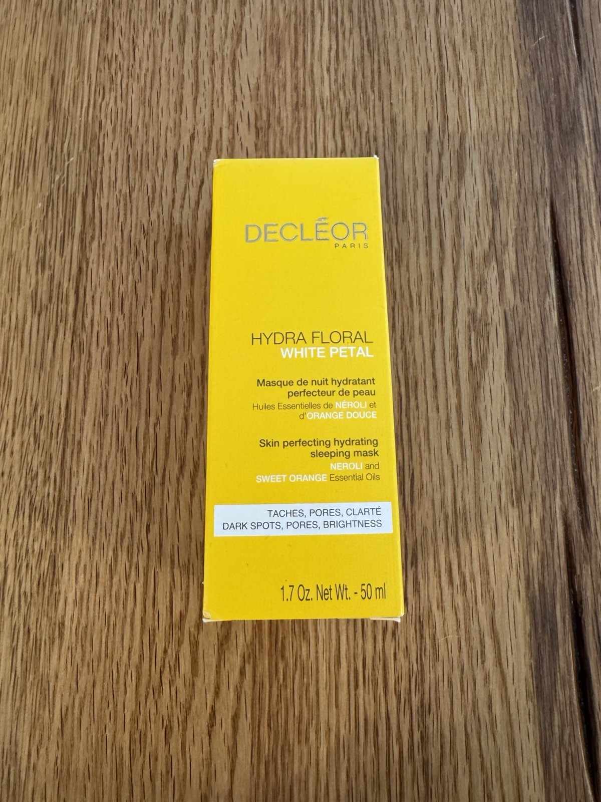 Decleor Hydra Floral White Petal Skin Perfecting Hydrating Sleeping Mask 50ml
