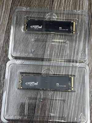Crucial P3 2TB 2280 PCIe 3.0 NVMe M.2 SSD Gen3 Lot Of Two | eBay