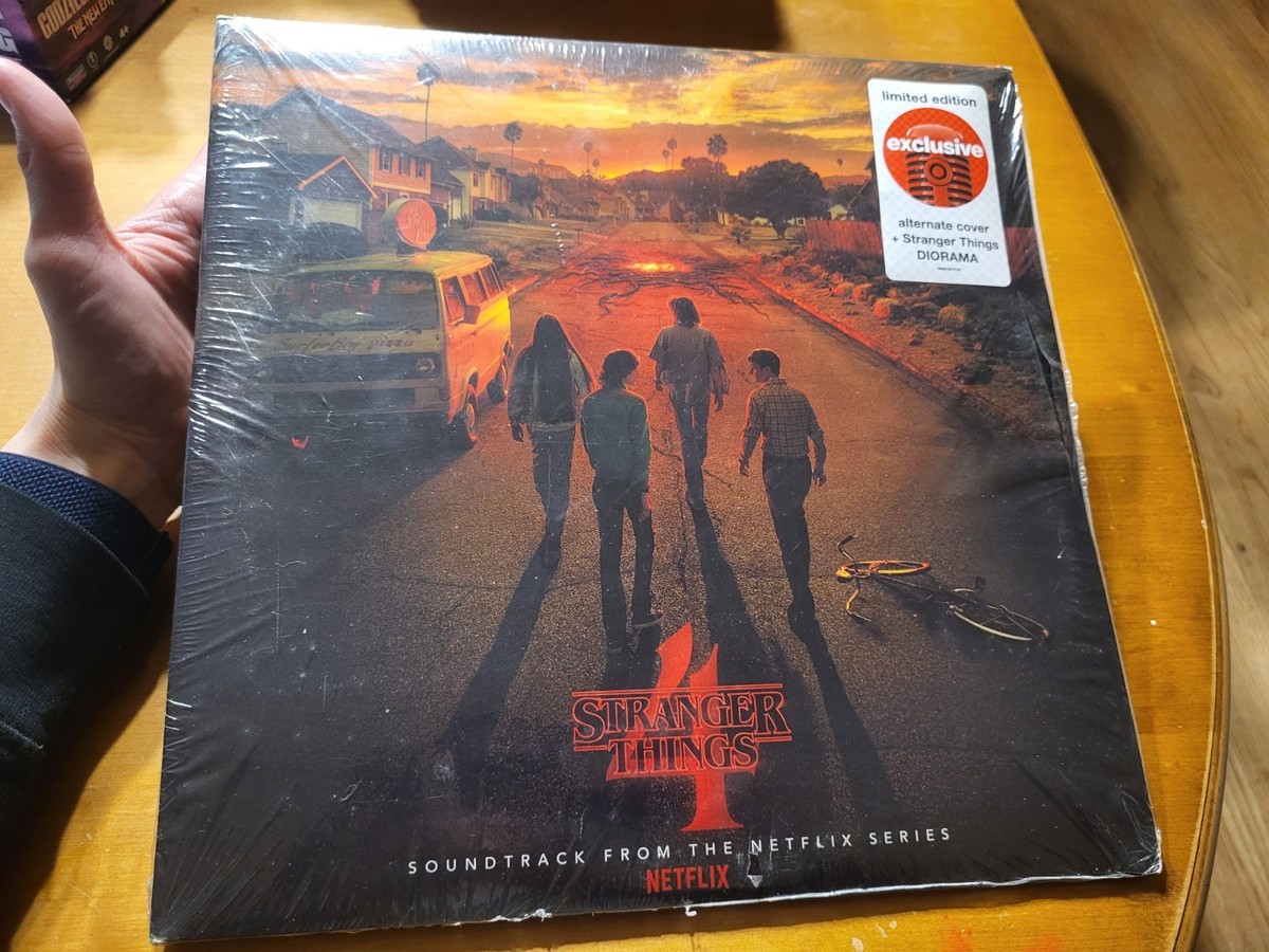 Stranger Things 4 Soundtrack Vinyl Record TARGET Alternate Cover +
