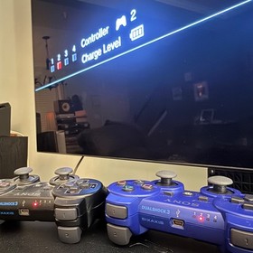 Sony PlayStation 3 250GB Console PS3 Bundle w/ Controllers, Games, Charging Dock