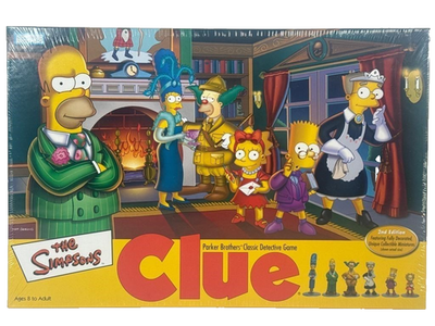 #ad The Simpsons Clue 2nd Edition Board Game Brand New Sealed Parker Brothers NOS $44.96