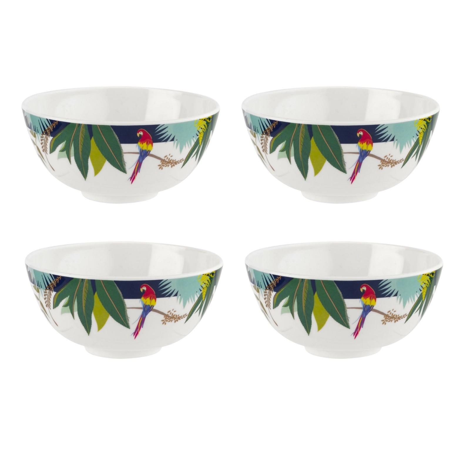 Portmeirion Home & Gifts Set of 4 Bowls, melamine