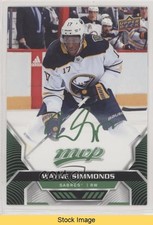 2020-21 Upper Deck MVP Green Script Wayne Simmonds #72 READ 0qr0
