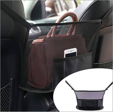 Handbag Holder for Auto, Net Pocket Purse Holder Between Front Seats Car Stor...