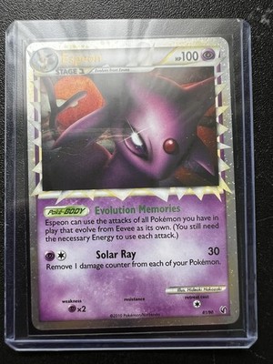Pokémon Espeon Prime HS Undaunted 2010 Holo Rare Nintendo TCG Card