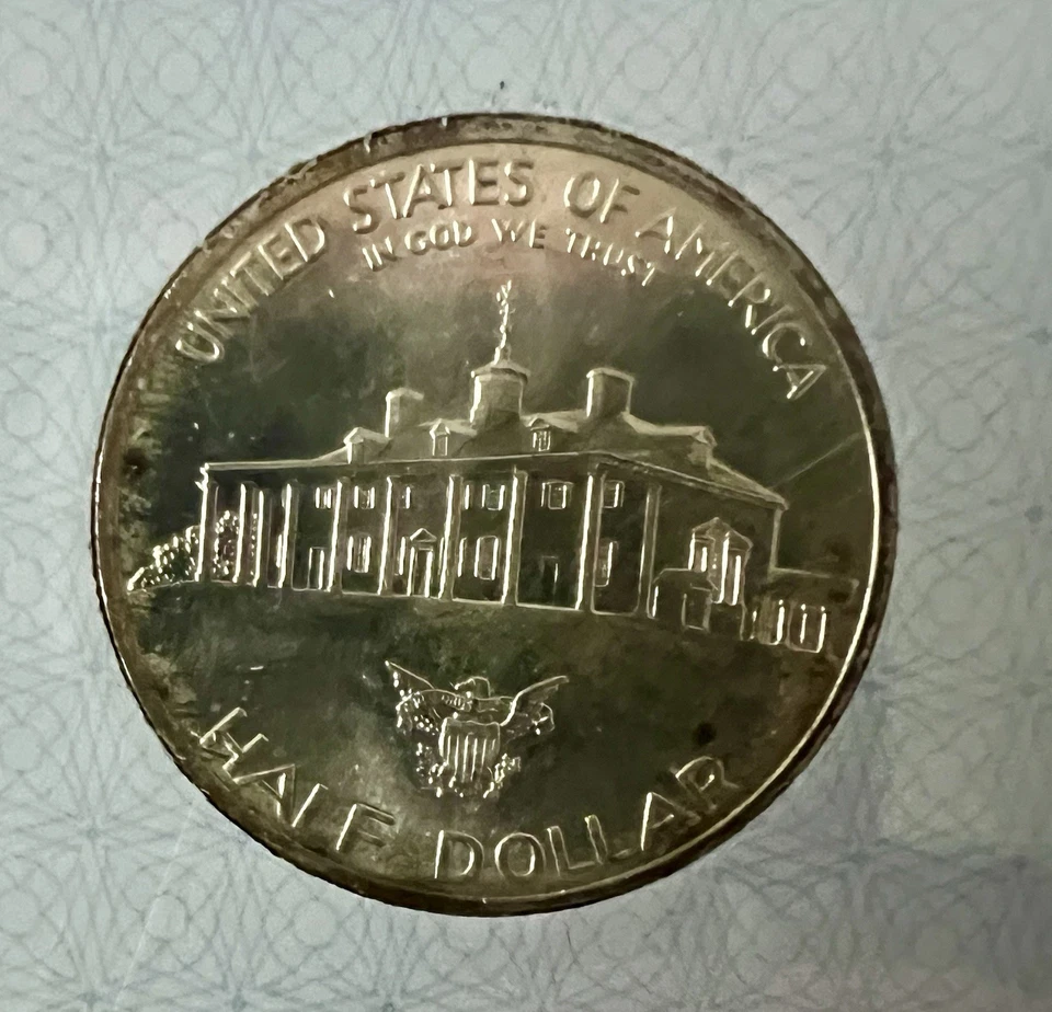1982D George Washington Silver Commemorative 50c  MS - Image 3 of 4