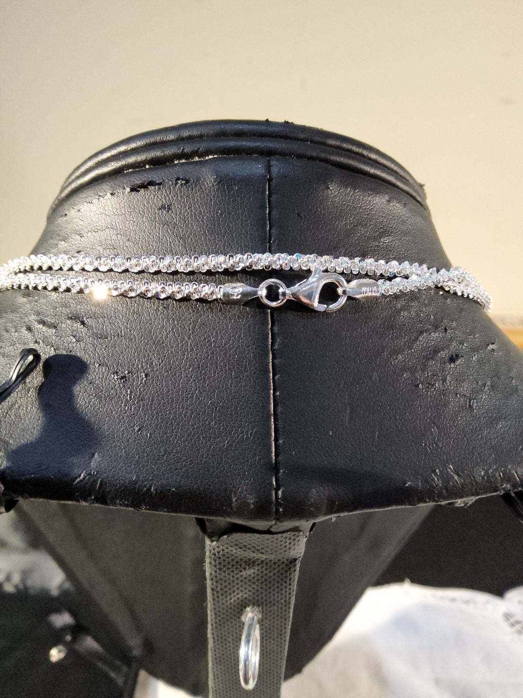 Milor Italy QVC Designer Sterling Silver 925 Sparkling Margherita Necklace 42"