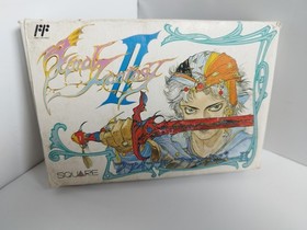 Final Fantasy 2 FF2 w/Box and Manual Famicom FC SQUARE JAPAN ver.
