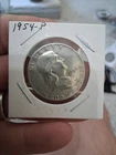 1954 P Franklin Half Dollar - Circulated - 90% Silver. Under Melt Price