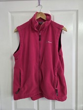 Berghaus Fleece Womens Pink Size 14 UK Gilet Vest Top Good Condition Warm Hiking