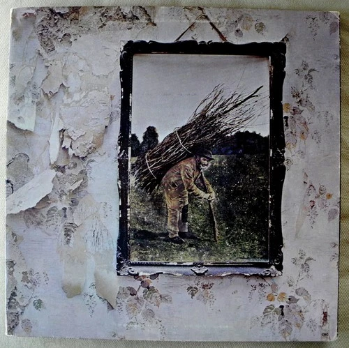 LED ZEPPELIN - IV Runes Zoso CRC RECORD CLUB pressing gf '71 Atlantic lp inner