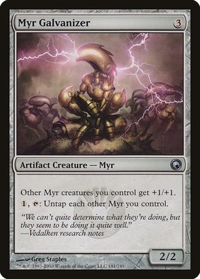 Myr Galvanizer Scars of Mirrodin MTG 181 NM