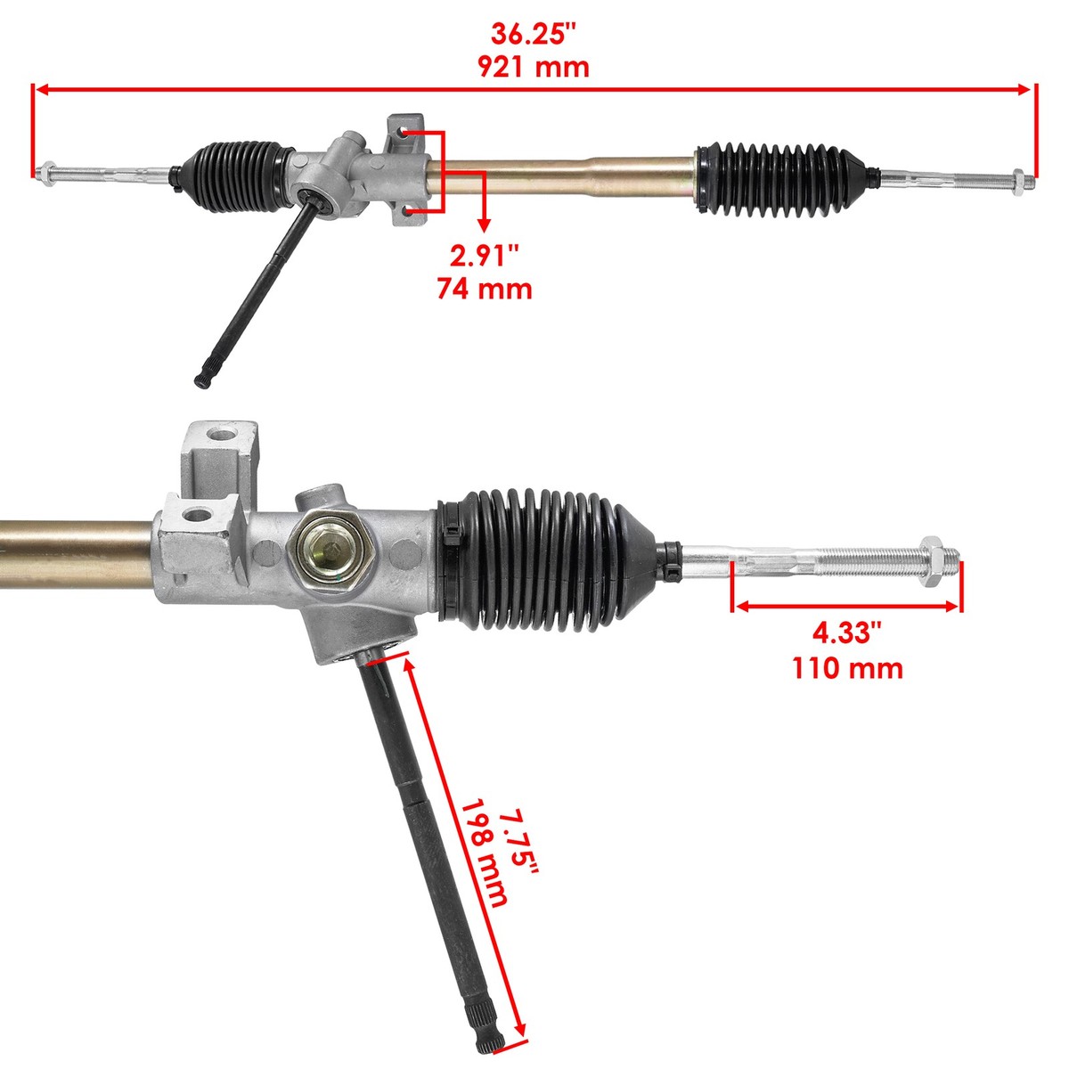 John Deere Gator TS/TX Rack And Pinion Steering Box Assembly