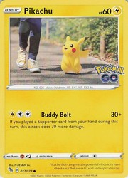 Pikachu 027/078 Pokémon GO Common