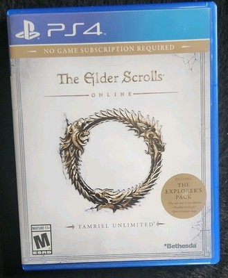 The Elder Scroll Online Tamriel Unlimited  PlayStation 4
