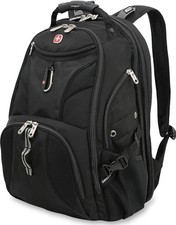 SwissGear 1900 Scansmart TSA 17 Laptop Backpack, Black, 19-Inch