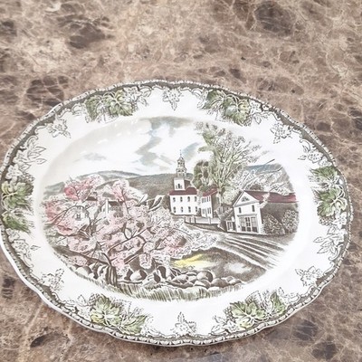 Johnson Brothers Friendly Village The Village Green Oval Platter Made In England