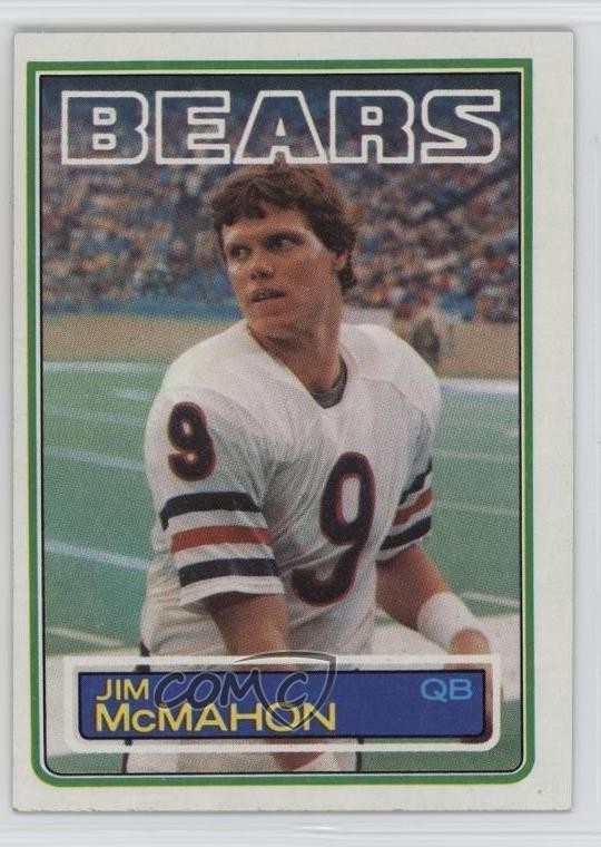 1983 Topps Jim McMahon #33 05k6