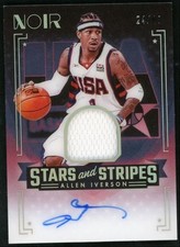 2023 Noir Allen Iverson Stars and Stripes Auto /49