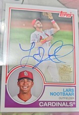 2024 Topps Archives - 1983 Fan Favorite Autographs Lars Nootbaar #83FF-LN (AU)