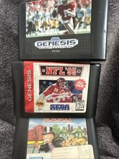 Sega Genesis games lot NFL, Monopoly, Sports Talk