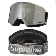 Supreme 100% NORG Goggles Snow Camo Brand New DS FW25