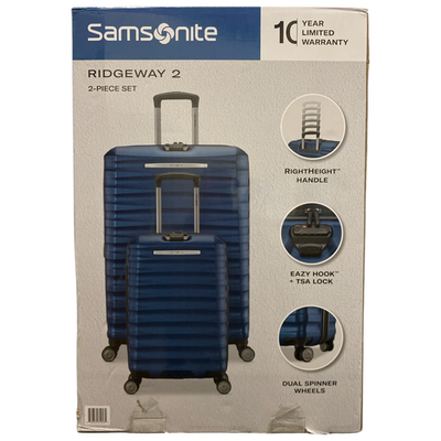 Samsonite Ridgeway Hardside Spinner Luggage Set, 2pc, Navy