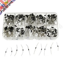 200Pcs/Box 10 Values Rectifier Diode Assorted Kit Common 1N4001 - 1N5819