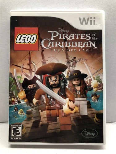 Wii LEGO Pirates of the Caribbean - Kids Game - Clean & Tested Working Free Ship