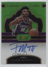 2017 Select Rookie Signatures Neon Green Prizm 14/65 Frank Mason III Auto 0f7h