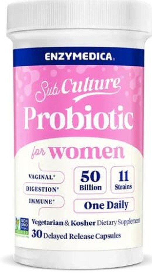 Enzymedica SubCulture Probiotic For Women 50 Billion 30 Delayed Release Caps 6490₽