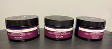 3 x Neal's Yard Remedies Empty Blue Glass Jars 250g - Upcycle Craft Storage
