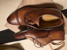 Magnanni Brown Leather Shoes Brown Cap Toe Men Size 7.5 Mint Conditions Must SEE — photo 9
