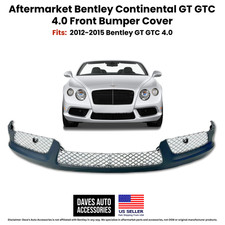 2012-2015 Bentley Continental Gt Gtc Front Bumper Cover Grille Set V8 4.0 2012-2015 Bentley Continental Gt Gtc Front Bumper Cover Grille Set V8 4.0