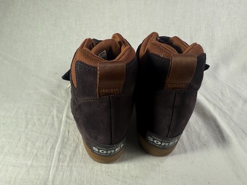 Sorel Out N About Brown Suede Lace Up Boot Size 7 NL4928-203 WOMENS SIZE 11 KK - Picture 2 of 11