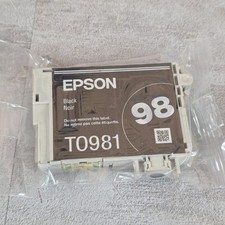 Genuine Epson 98 Black ink T0981 T098120 Artisan 835 837 High Cap No Box
