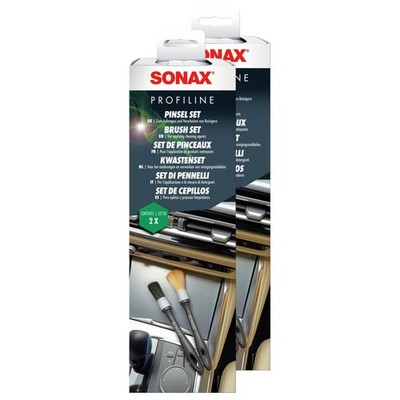 Pinsel Set 2 X PROFILINE SONAX 02990000 Auto Innenreinigung Außenreinigung Innen