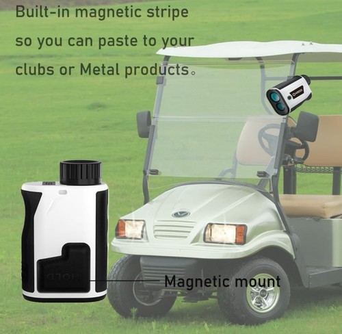 Golf Rangefinder with Slope - 1200 Yards Laser Range Finder Golf Magnetic Strap - Picture 2 of 6