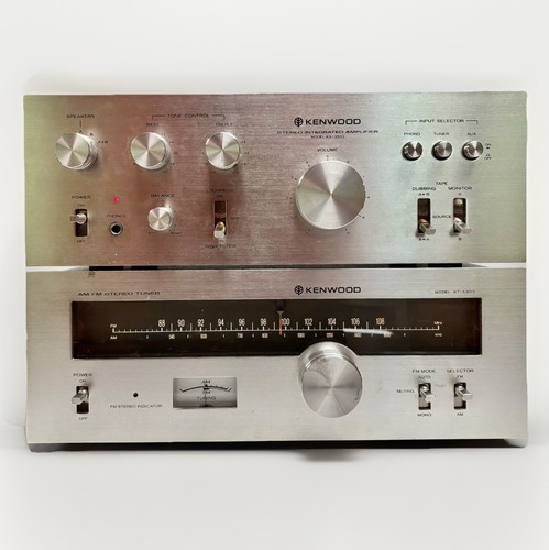 Vintage Kenwood KA-3500 & KT-5300 Stereo Amplifier / Tuner Combo, WORKING