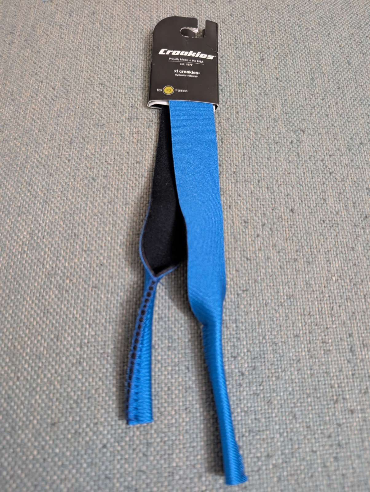 Croakies XL Sunglasses/Eyeglass Retainer/Strap 16" Royal Blue