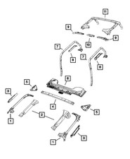 Genuine Mopar Sport Bar 55395589AE