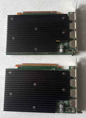 Lot of 2 NVIDIA Quadro NVS 450 512MB  GDDR3 Graphics Card