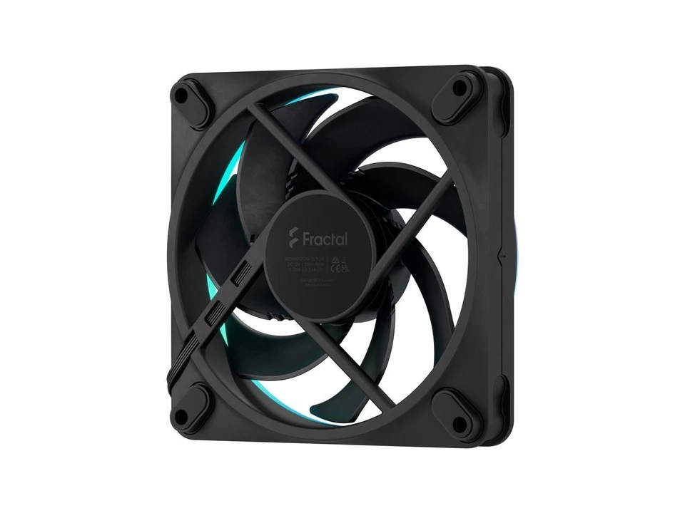 Fractal Design Momentum 12 RGB PWM Black 120 mm ARGB LED FDB (Fluid Dynamic - Image 2 of 4