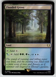 Flooded Grove (309) - Commander: The Lord of the Rings: Tales of Middle-earth