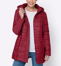 Damen Jacke Steppjacke Winterjacke Kapuzenjacke rot Gr. 54 NEU